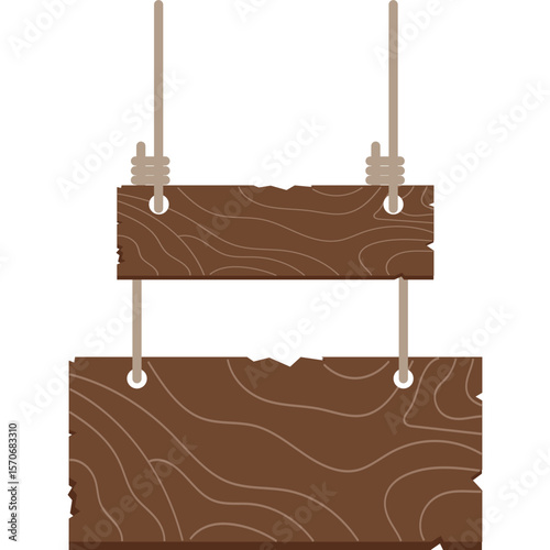 Hanging Wooden Sign