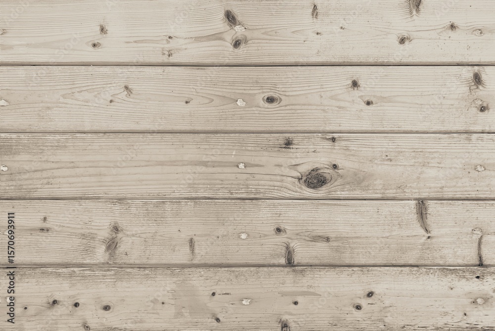 Naklejka premium Old wood texture of light brown wood table for texture and background.
