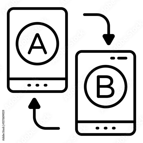 Vector design of a/b test