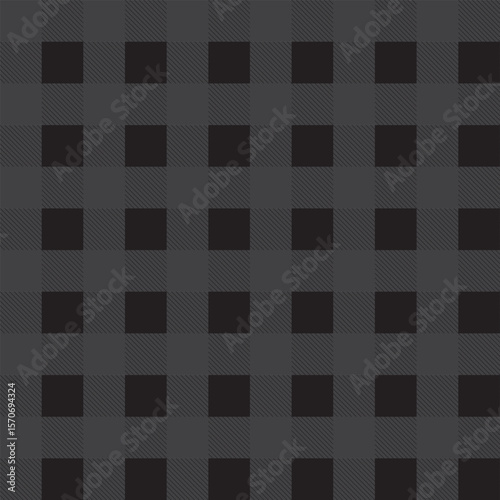 plaid pattern black and white checkered fabric