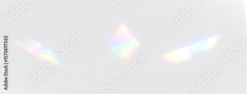 Crystal light shines in colorful reflection with glowing PNG. Transparent sparkle, prism and magic beam glow over crystal shine. Glittering flash reveals PNG crystal spectrum.