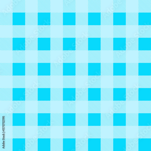 Beautiful classic blue plaid seamless pattern