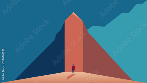 Ancient pyramids of Giza stand tall against the blue sky, showcasing remarkable architecture and a timeless symbol of construction in the city