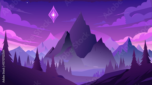 Majestic mountain landscapes unfold from sunrise to night, with snow-capped peaks, misty valleys, and vibrant skies reflecting the serene beauty of nature