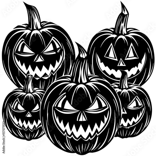 halloween pumpkin vector