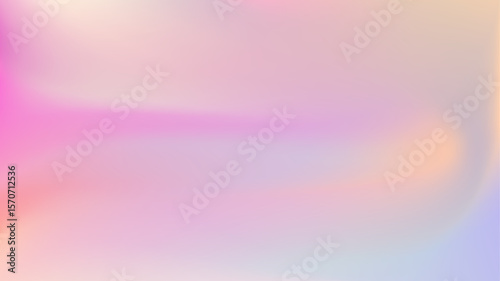 Light pink gradient iridescent background. Rainbow colored