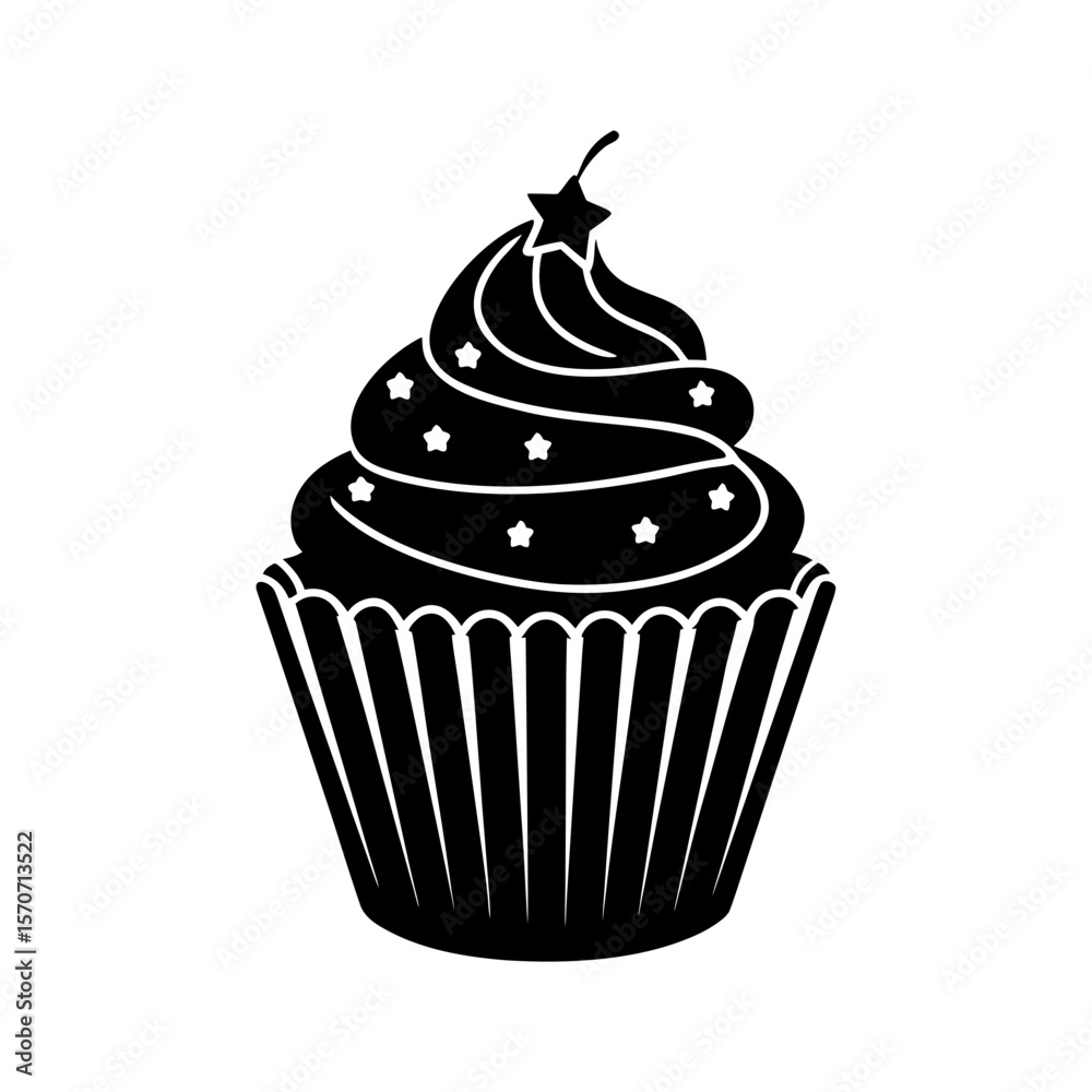 Cupcake Clipart Vector illustration Cupcake Clipart Vector illustration