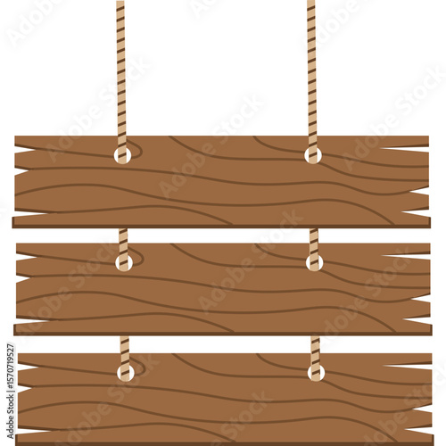 Hanging Wooden Sign