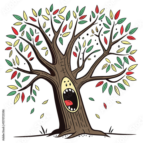 tree with birds