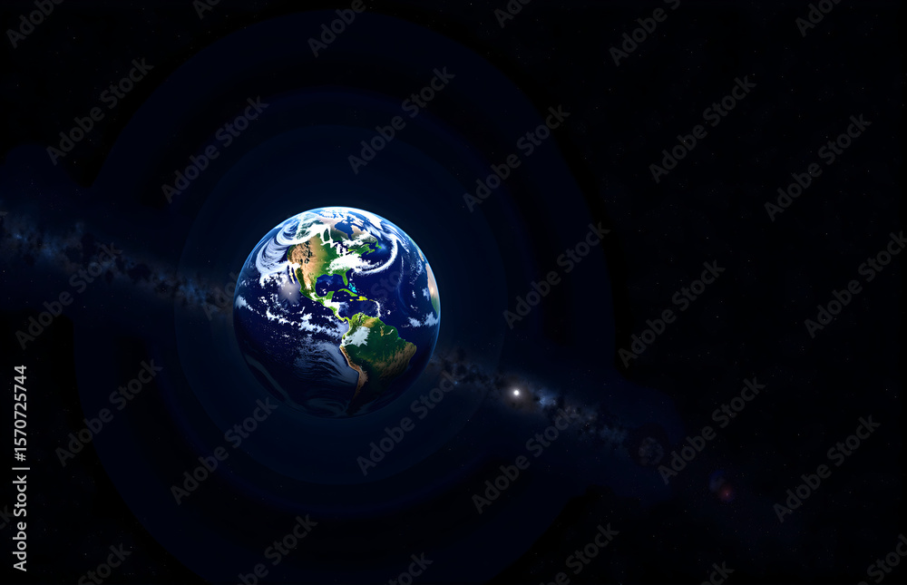 Fototapeta premium Earth in the Universe