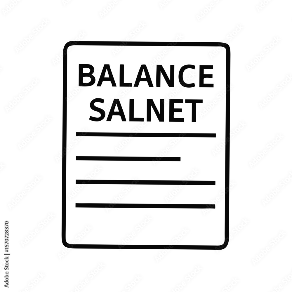 Financial balance sheet document with text and lines financial document accounting Financial balance sheet document with text and lines financial document accounting