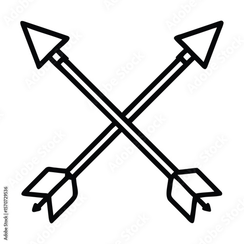 Arrows Coloring Lineal icon