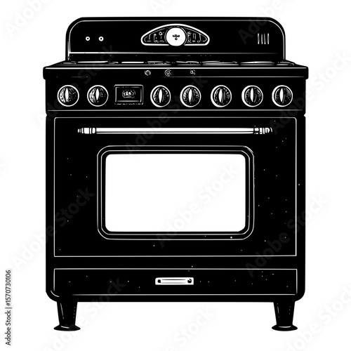 modern kitchen stove