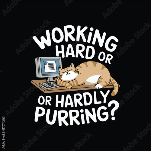Funny cat t shirt design