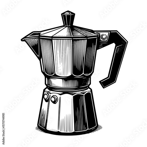 coffee maker isolated on white