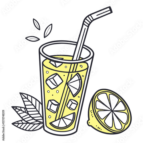 Refreshing Lemonade Drink beverage citrus