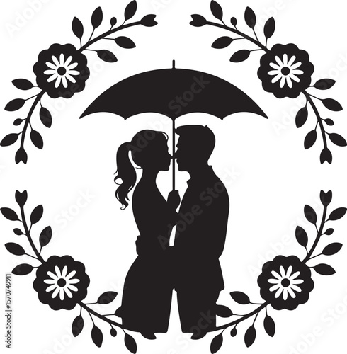 Romantic Couple Silhouette Laser Cut Bundle
