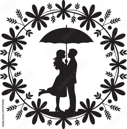 Romantic Couple Silhouette Laser Cut Bundle
