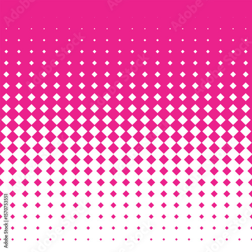 A background of small and large diamond shapes, Pink gradient texture. / 大小のダイヤ形が連なる背景素材 グラデーション テクスチャ ピンク