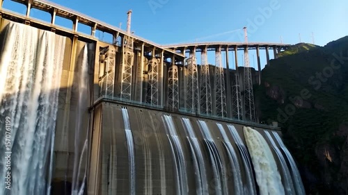 Wallpaper Mural Waterfall from dam structure Torontodigital.ca