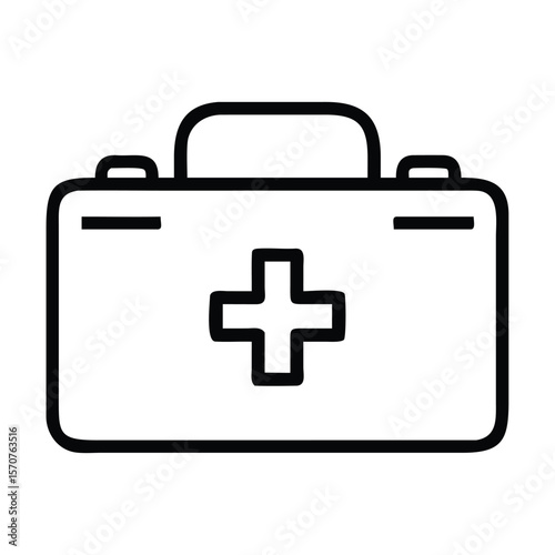 Medical kit icon vector design template