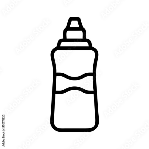 Toner bottle icon for beauty and cosmetology