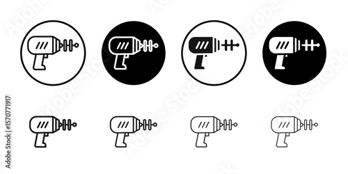 Blaster icon simple vector isolated symbol