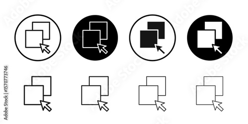 Drag and drop icon simple vector isolated symbol
