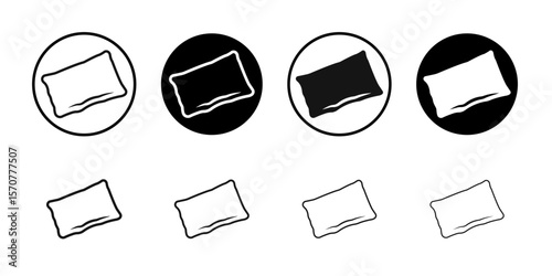 Rag icon simple vector isolated symbol