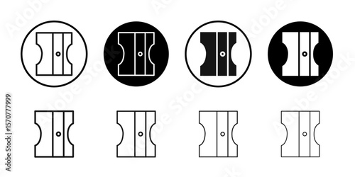 Sharpener icon simple vector isolated symbol