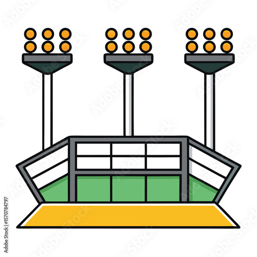Sports Stadium Arena Venue Lights