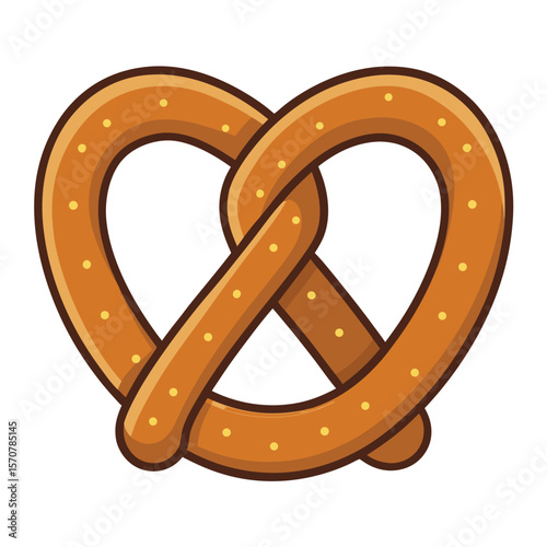 Pretzel Snack Baked Food Icon