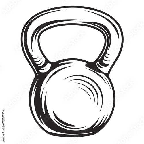 Kettlebell Weight Training Fitness Exercise