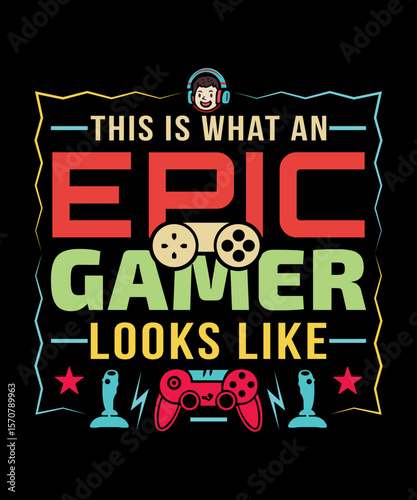 Gaming Tshirt Design 