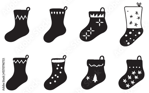 socks set isolated on white