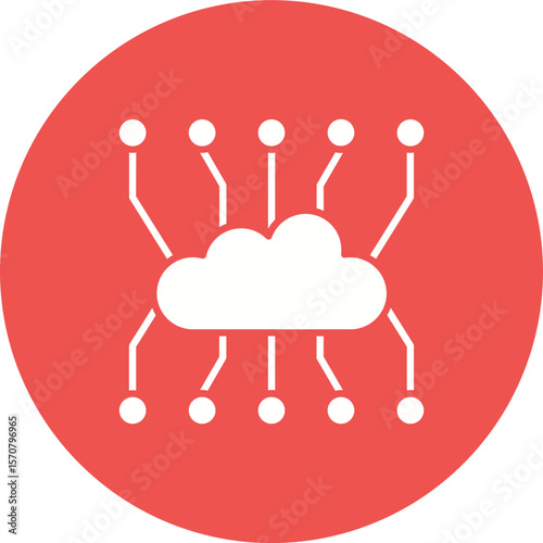 Cloud computing Icon