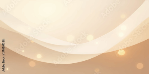 An abstract background vector illustration featuring a bright, energetic orange and yellow wave design with a sun-like gradient effect and dynamic lines