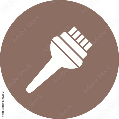 Hair dye brush Icon