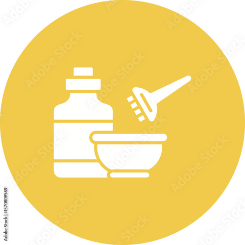 Hair dye kit Icon