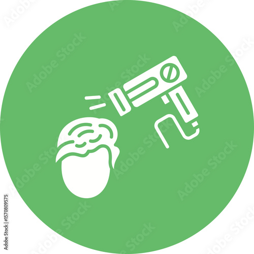 Drying hair Icon