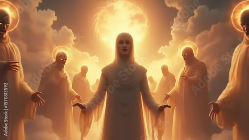 Celestial Beings with Heaven, and Golden Light.