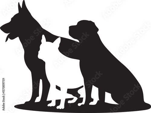 Dog Silhouette SVG Bundle
Standing & Playing Dog Vectors
Pet Dog Shadow Clipart Pack
