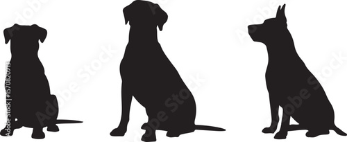 Dog Silhouette SVG Bundle
Standing & Playing Dog Vectors
Pet Dog Shadow Clipart Pack