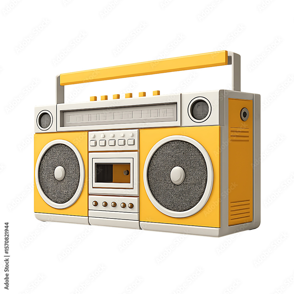 Fototapeta premium retro radio cassette recorder