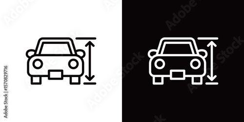 車高のラインアイコン
