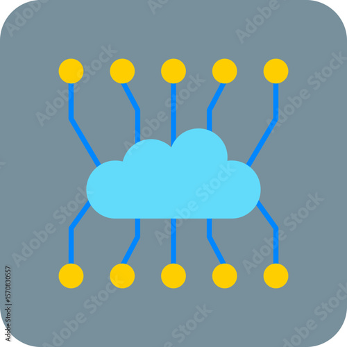 Cloud computing Icon