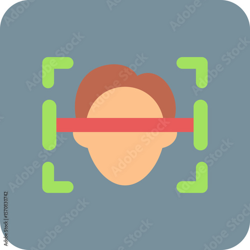 Face scanner Icon