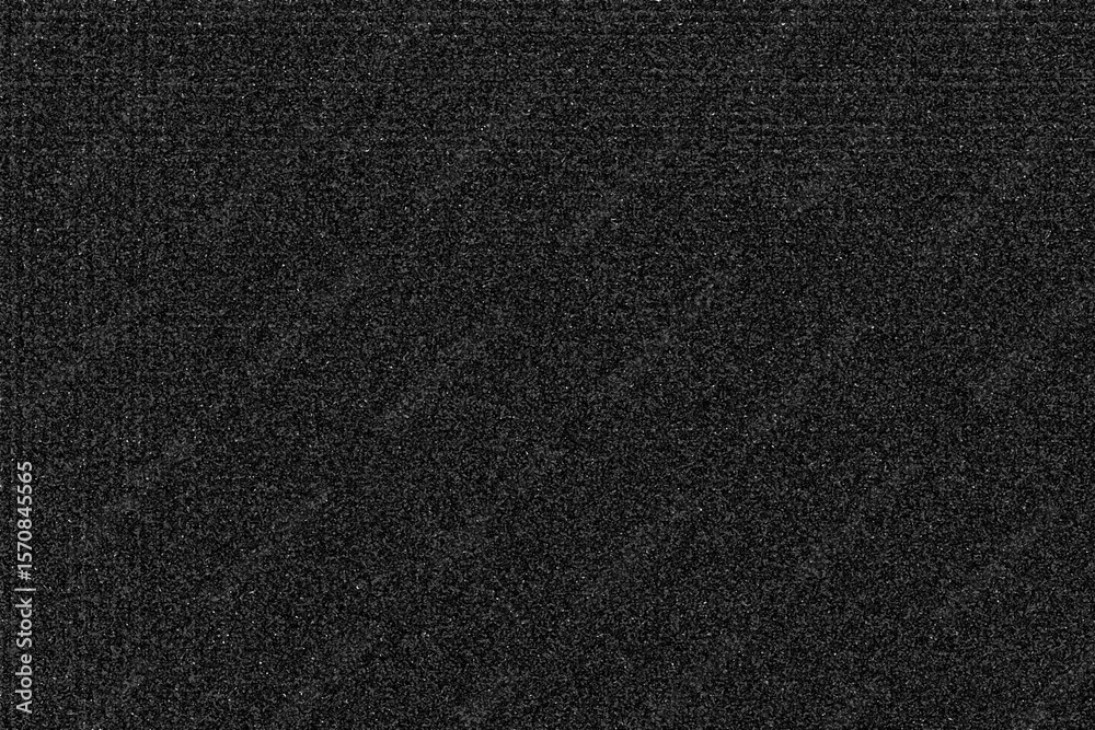 Fototapeta premium Black white pixel noise is filling flat design illustration, with transparent background on right