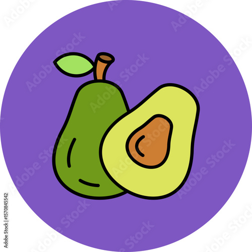 Avocado Icon