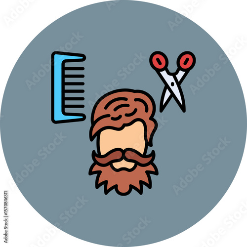 Hair styling Icon